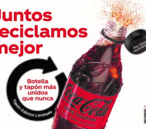 Llegan al mercado las primeras botellas de ‘Coca-Cola’ con el tapón adherido