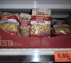 Borges da el salto al lineal de frutos secos de Mercadona, todavía muy vinculado a su MDD