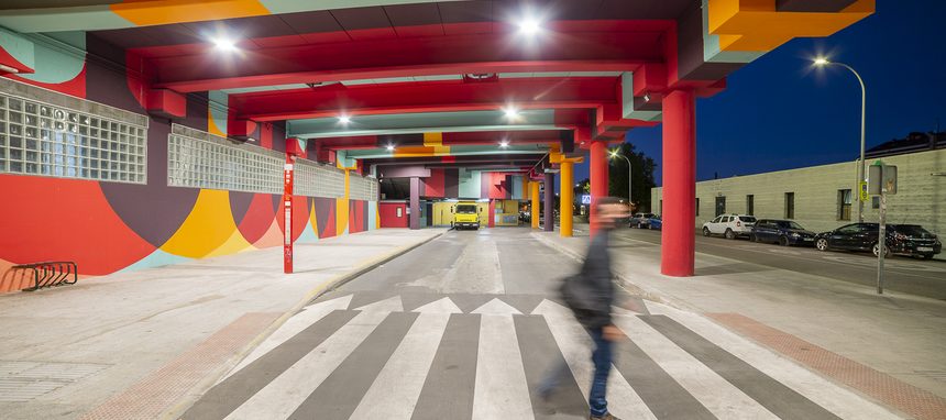 Schréder renueva la iluminación del aparcamiento del Paseo de Roma en Fuenlabrada