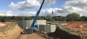 Las obras con prefabricados de hormigón aumentan un 37% hasta agosto