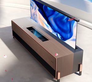 Hisense presenta el primer Láser TV con pantalla enrollable