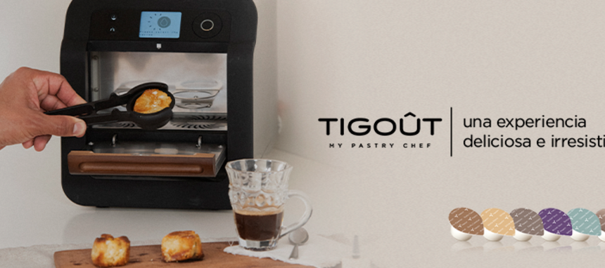 Tigout, un sistema de pastelería en cápsulas