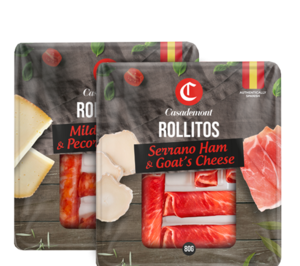 Casademont ahonda en el concepto snacking con una nueva gama de rollitos