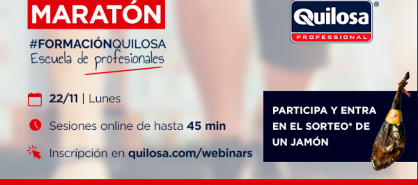 Quilosa apuesta por la formación organizando una maratón educativa