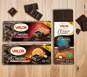 Valor añade sabores a sus tabletas de altos porcentajes de cacao