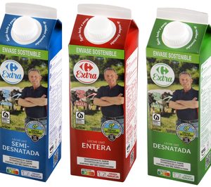 Carrefour lanza una gama de leche bajo el sello propio Círculo de Calidad