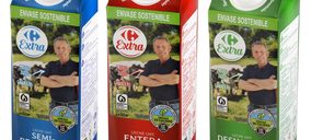 Carrefour lanza una gama de leche en un envase sostenible de Elopak
