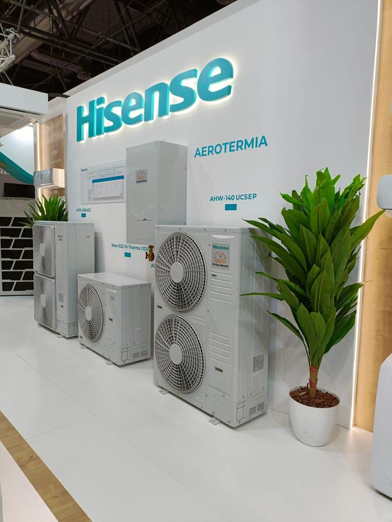 Hisense expone su catálogo en Climatización y Refrigeración 2021