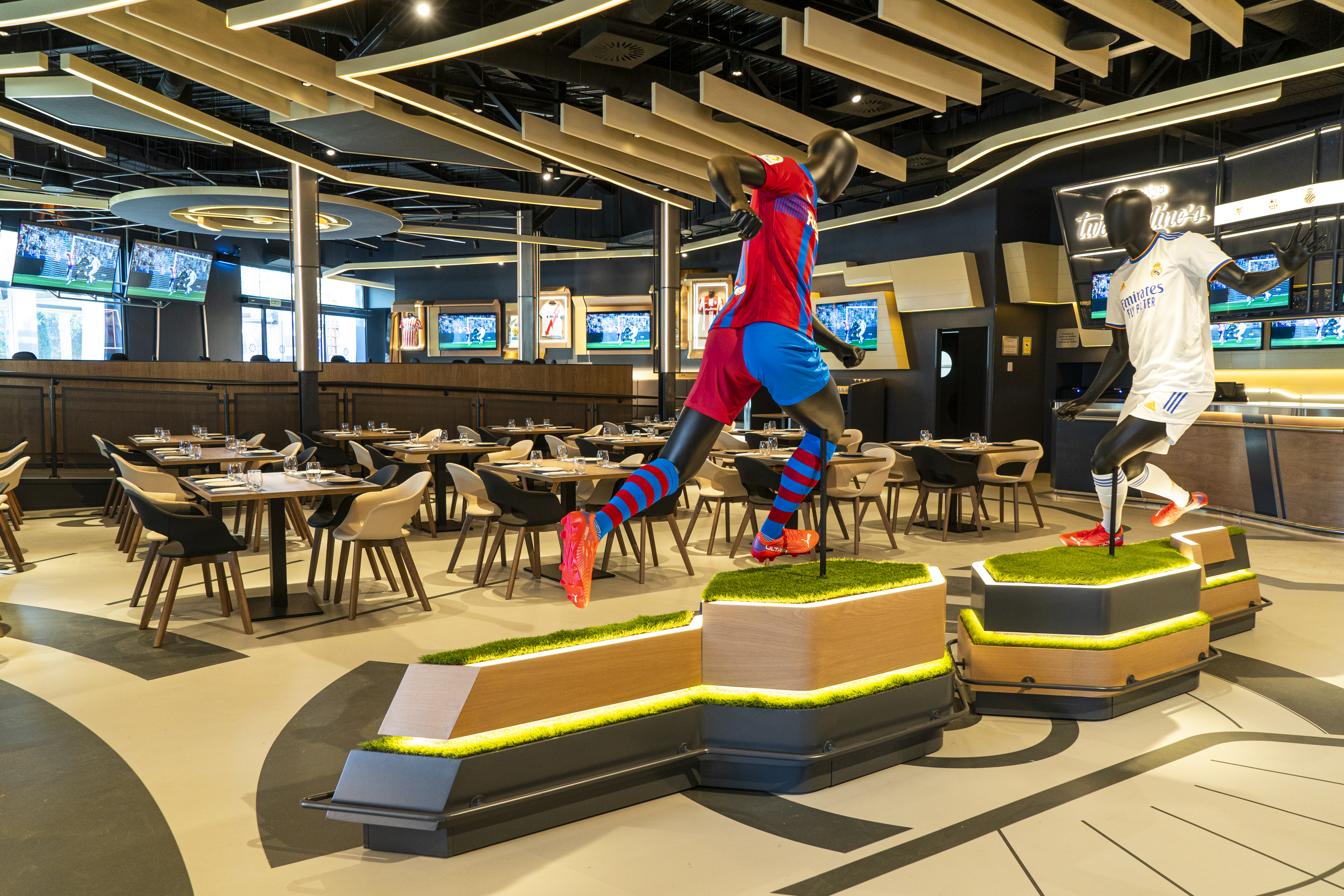 LaLiga estrena su línea de restaurantes temáticos en Port Aventura