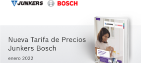 Junkers Bosch presenta nueva tarifa de precios