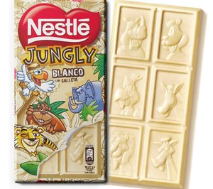 Nestlé lanza las tabletas Jungly blanco