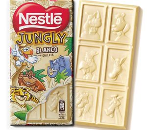 Nestlé lanza las tabletas Jungly blanco
