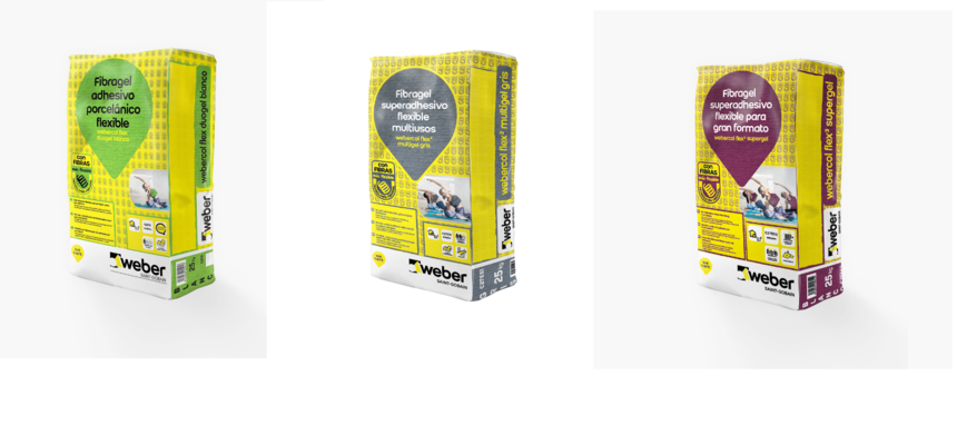 Saint-Gobain Weber lanza su nueva gama Fibragel de geles adhesivos para cerámica