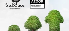 Salinas Packaging Group ha obtenido el certificado Residuo Cero de AENOR