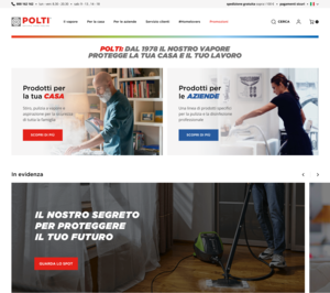 Polti estrena nueva página web