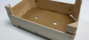 IP presenta una caja híbrida de madera y cartón ondulado