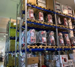 Fronius aumenta su capacidad de almacenaje en Madrid con las estanterías de Bito