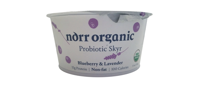 Norr Organic Blueberry & Lavender Probiotic Skyr 