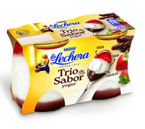 Lactalis Nestlé lanza sus primeros yogures tricapa con La Lechera y entra con Nestlé Gold en natillas