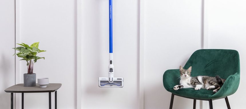 Aspirador escoba Ultimate Go Animal de Taurus, diseñado para hogares con mascotas