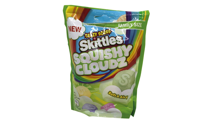 Golosinas Skittles Squishy Cloudz Soft and Airy Crazy Sours Flavoured Sweets (3) 
