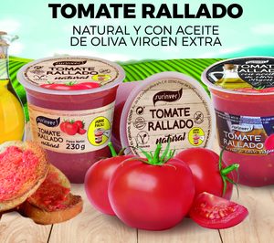 Las ventas de tomate rallado en Surinver crecen un 28% en cinco años
