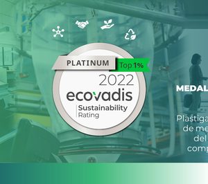 Plastigaur obtiene la medalla Platinum de EcoVadis