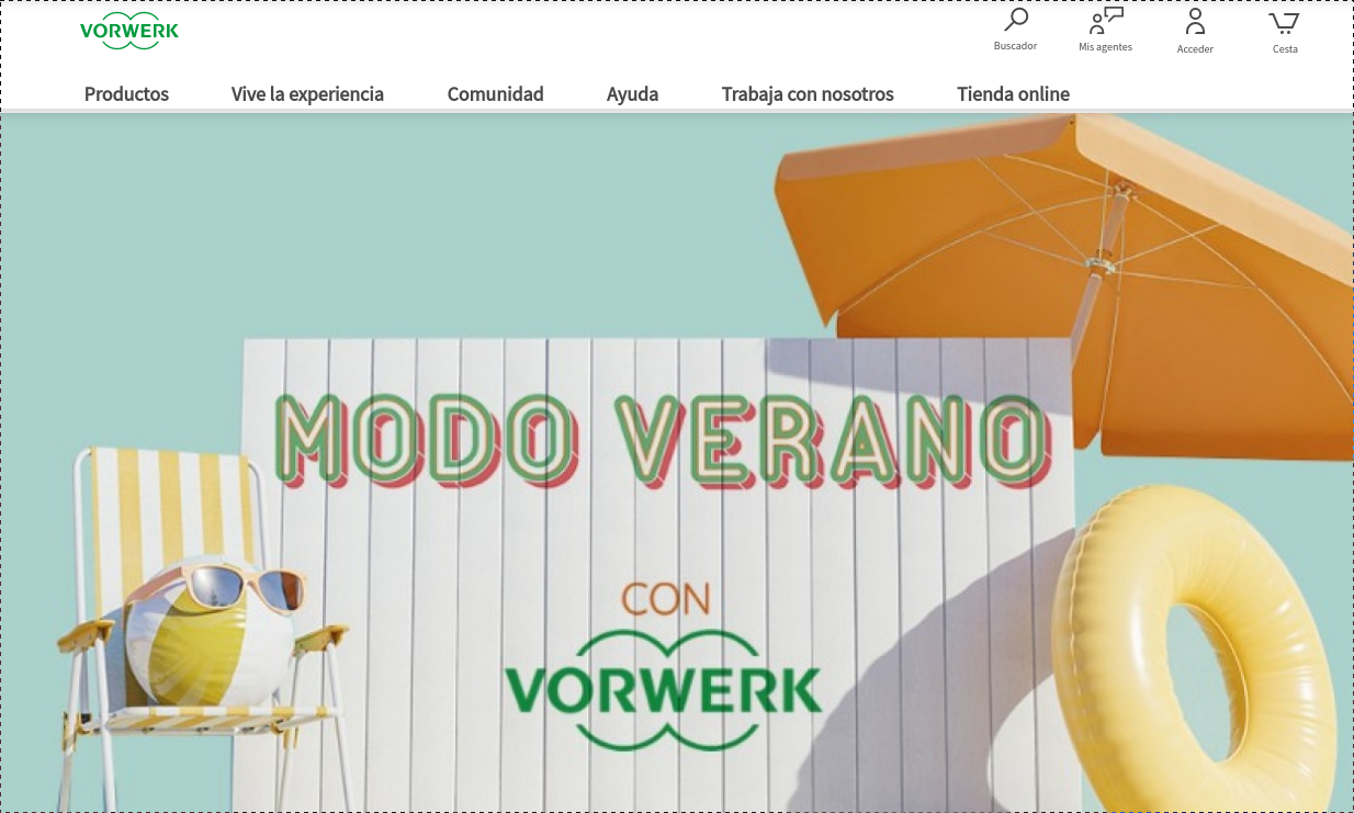 Vorwerk se abre a la venta directa online a través de las páginas web de sus agentes comerciales