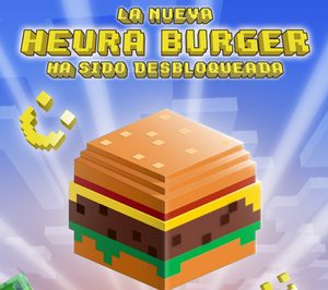 Heura presenta la evolución de su burger a los más de 3 M de jugadores de Minecraft en España