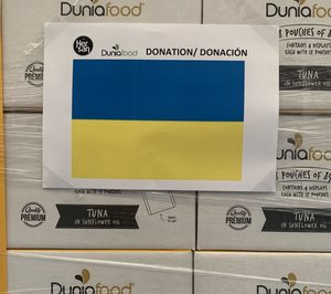 Conservas Hersan envía una nueva remesa de alimentos a Ucrania
