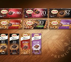 Valor renueva la presentación de sus tabletas e implanta su icónica onza en la línea 0%