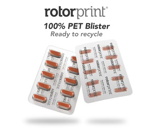 Rotor Print lanza un blíster 100% PET