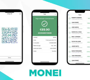 Monei lanza una app que permite aceptar pagos en comercios sin TPV tradicional