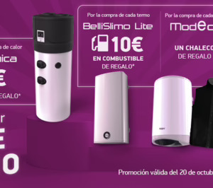 Tesy regala combustible, chalecos y termos por la compra de sus bombas de calor de aerotermia y termos eléctricos