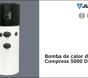 Nueva bomba de calor de agua caliente Compress 5000 DW, ahora con marca Bosch