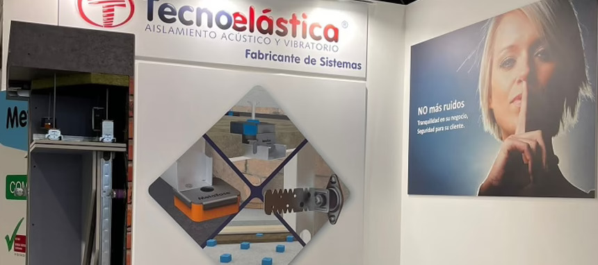 Tecnoelástica presentó su nueva gama Metalfase Acoustic en Construtec 2022