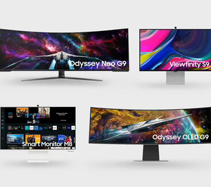 Samsung Electronics presenta en CES sus nuevas líneas de monitores Odyssey, ViewFinity y Smart Monitor