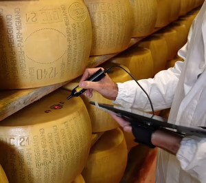 La etiqueta digital de trazabilidad de Parmigiano Reggiano ultima la fase de pruebas