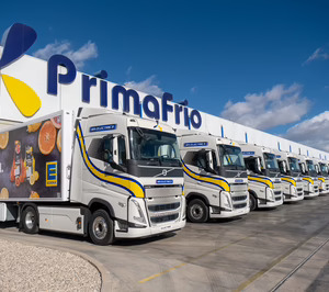 Primafrio incorpora 15 camiones eléctricos para la distribución hortofrutícola a Edeka