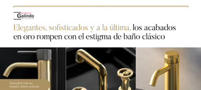 Los acabados para grifería en oro rompen con el estigma de baño clásico