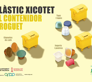 Valencia, pionera en mejorar el reciclaje de los pequeños plásticos a través del contenedor amarillo