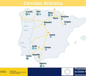El Gobierno anuncia más de 16.000 M€ en inversiones para el Corredor Atlántico