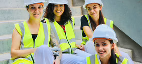 Las mujeres representan un 11% del total de afiliados en construcción