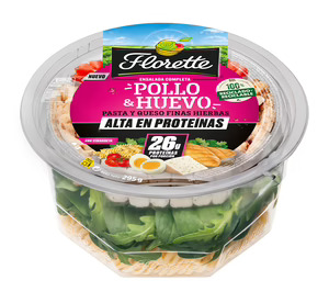 Florette amplía su gama de ensaladas completas con “Pollo&Huevo”