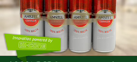 Amstel prueba el nuevo Hi-Cone desarrollado al 100% con material reciclado