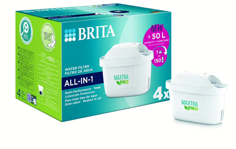 'BRITA' lanza sus nuevos filtros Maxtra Pro, más sostenibles y con mayor capacidad
