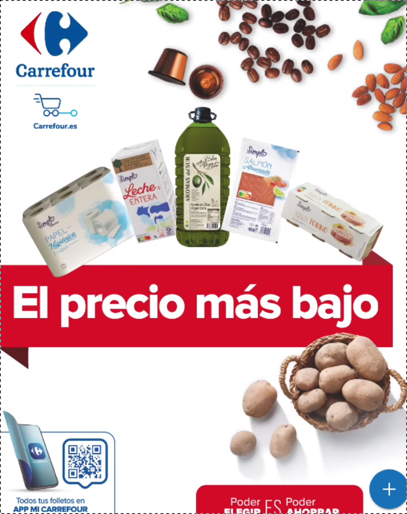 Carrefour incrementa sus promociones, con las que estima un ahorro de 1.056 € anuales