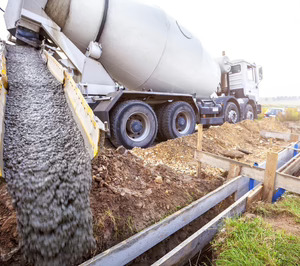 La producción de hormigón cayó casi un 4% en 2022