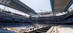 Sarens participa en la remodelación del estadio Santiago Bernabéu
