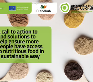 EIT Food y Blendhub lanzan el Affordable Nutrition Scale-Up Challenge para startups y scale-ups de ingredientes